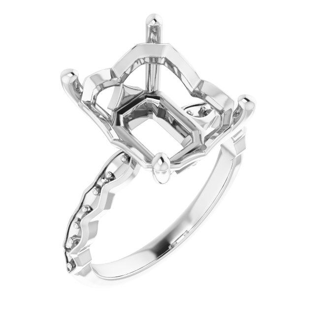 Accented Engagement Ring