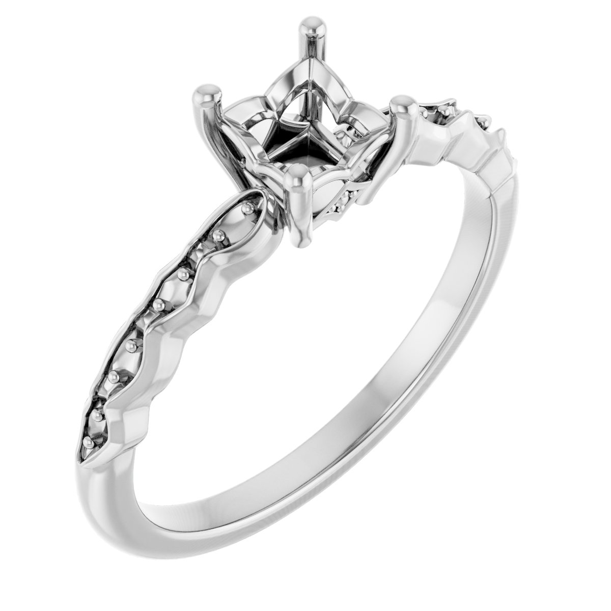 Accented Engagement Ring