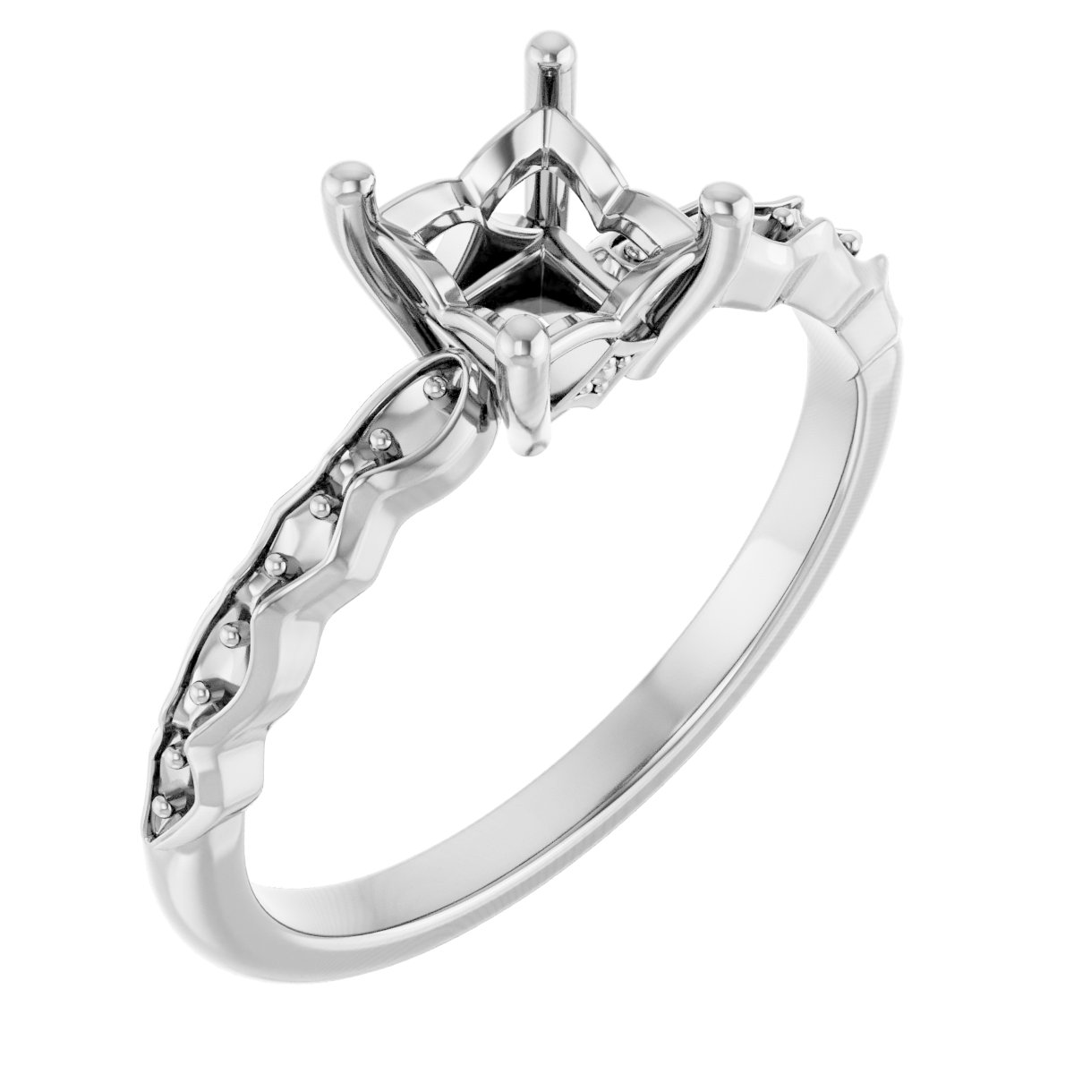 Accented Engagement Ring