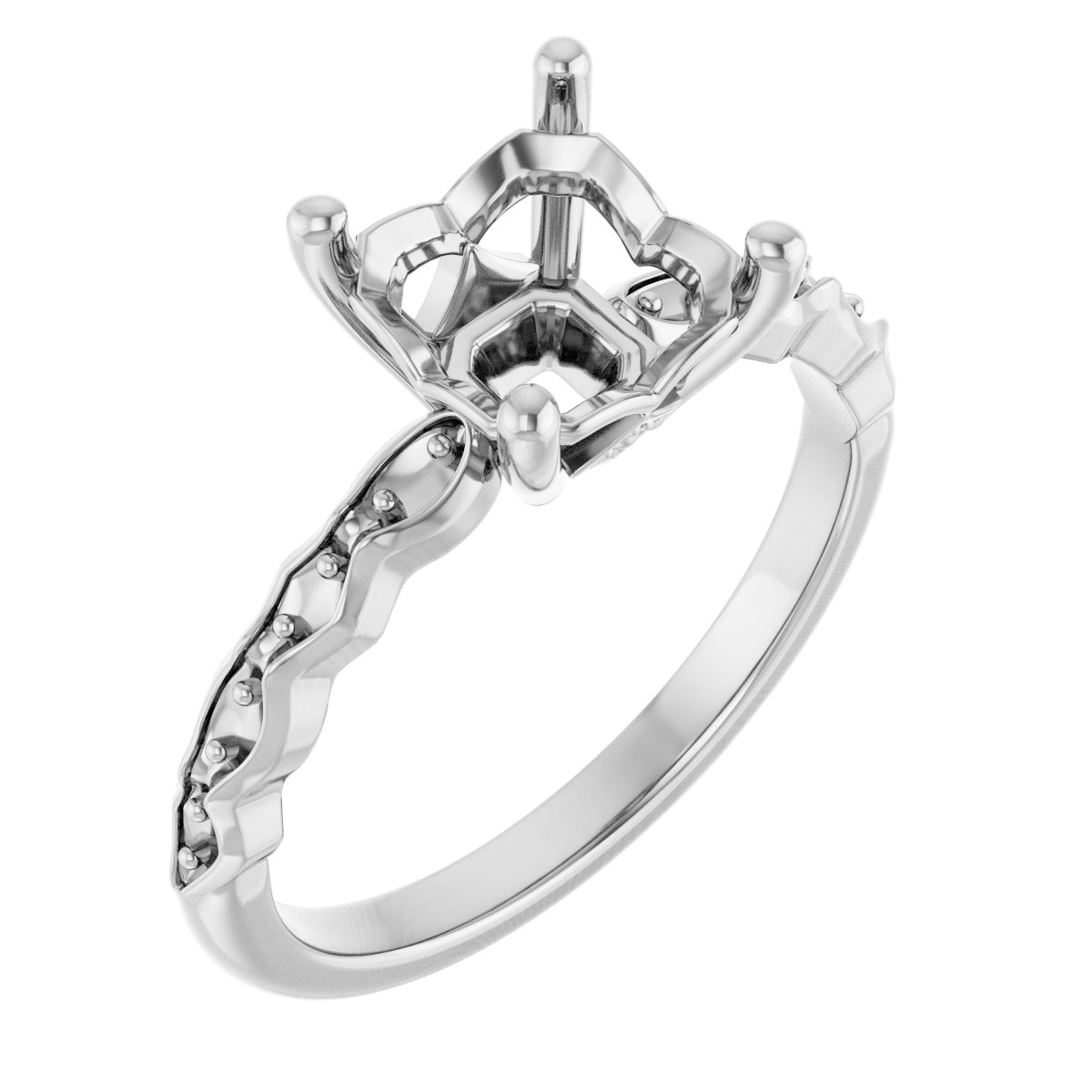 Accented Engagement Ring