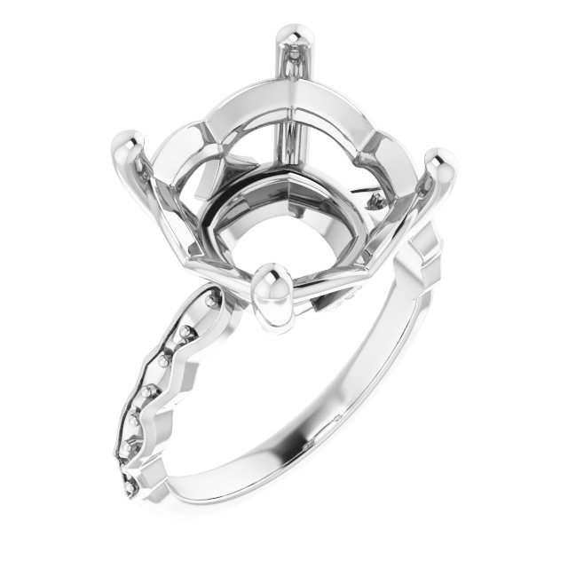 Accented Engagement Ring