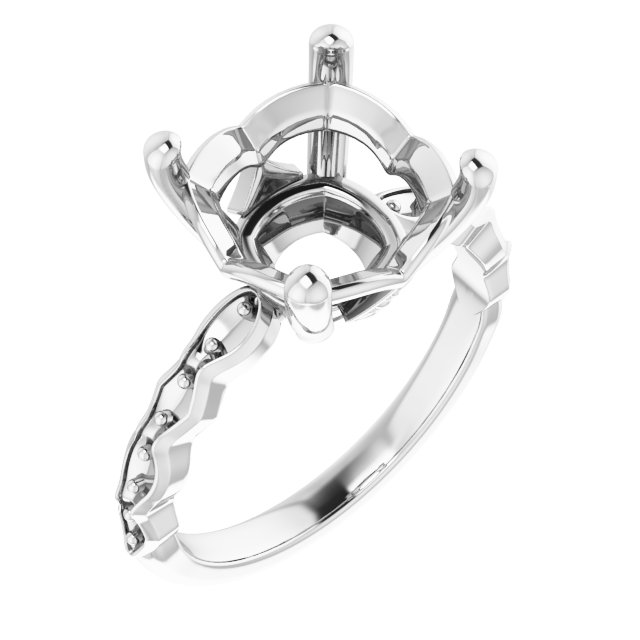 Accented Engagement Ring