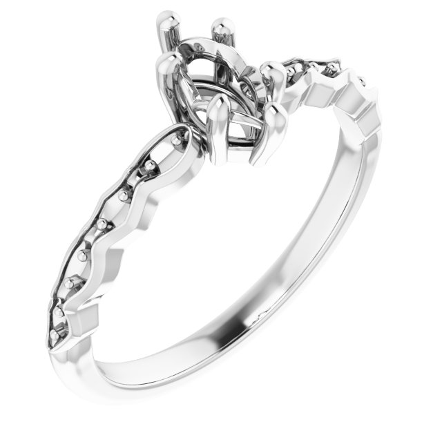 Accented Engagement Ring