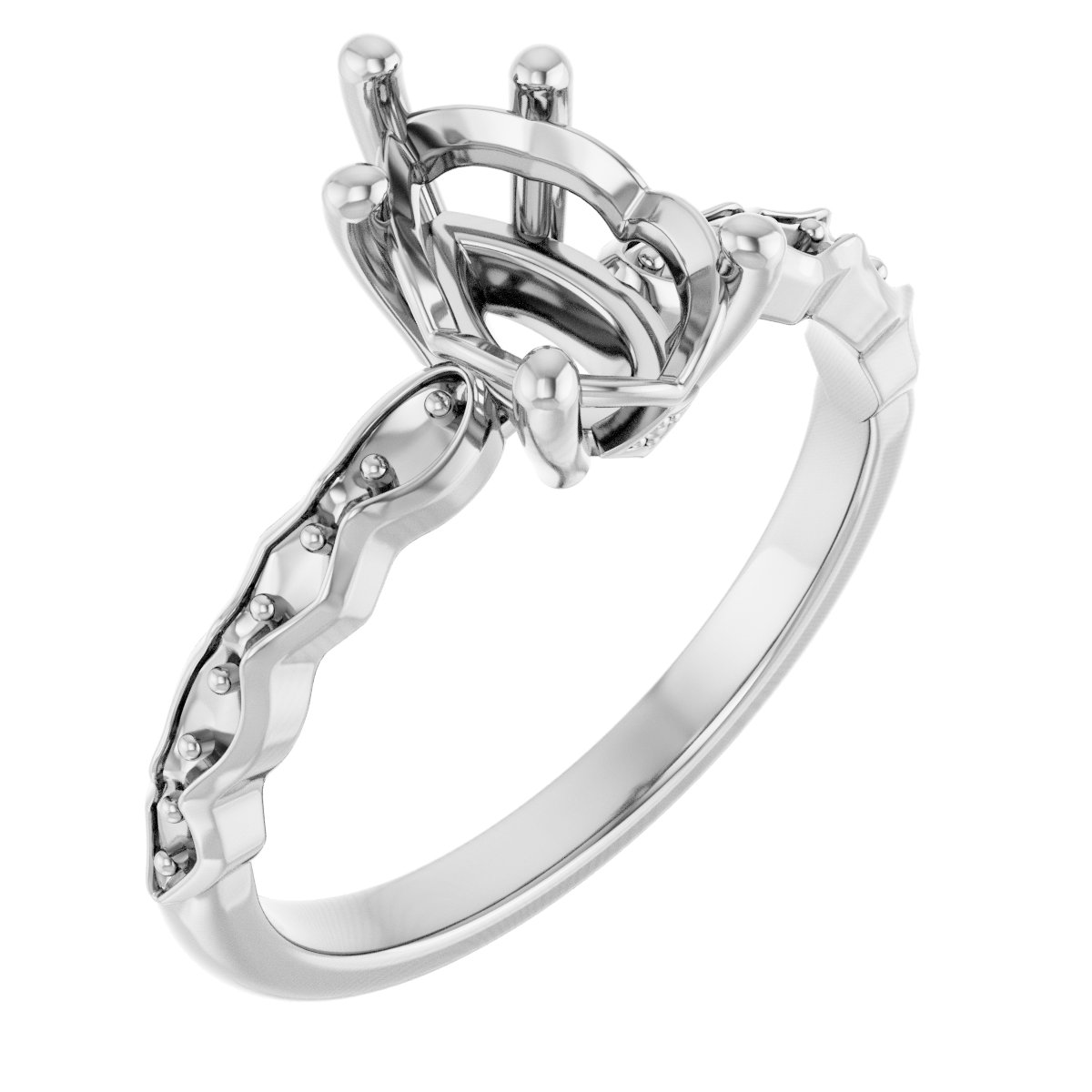 Accented Engagement Ring