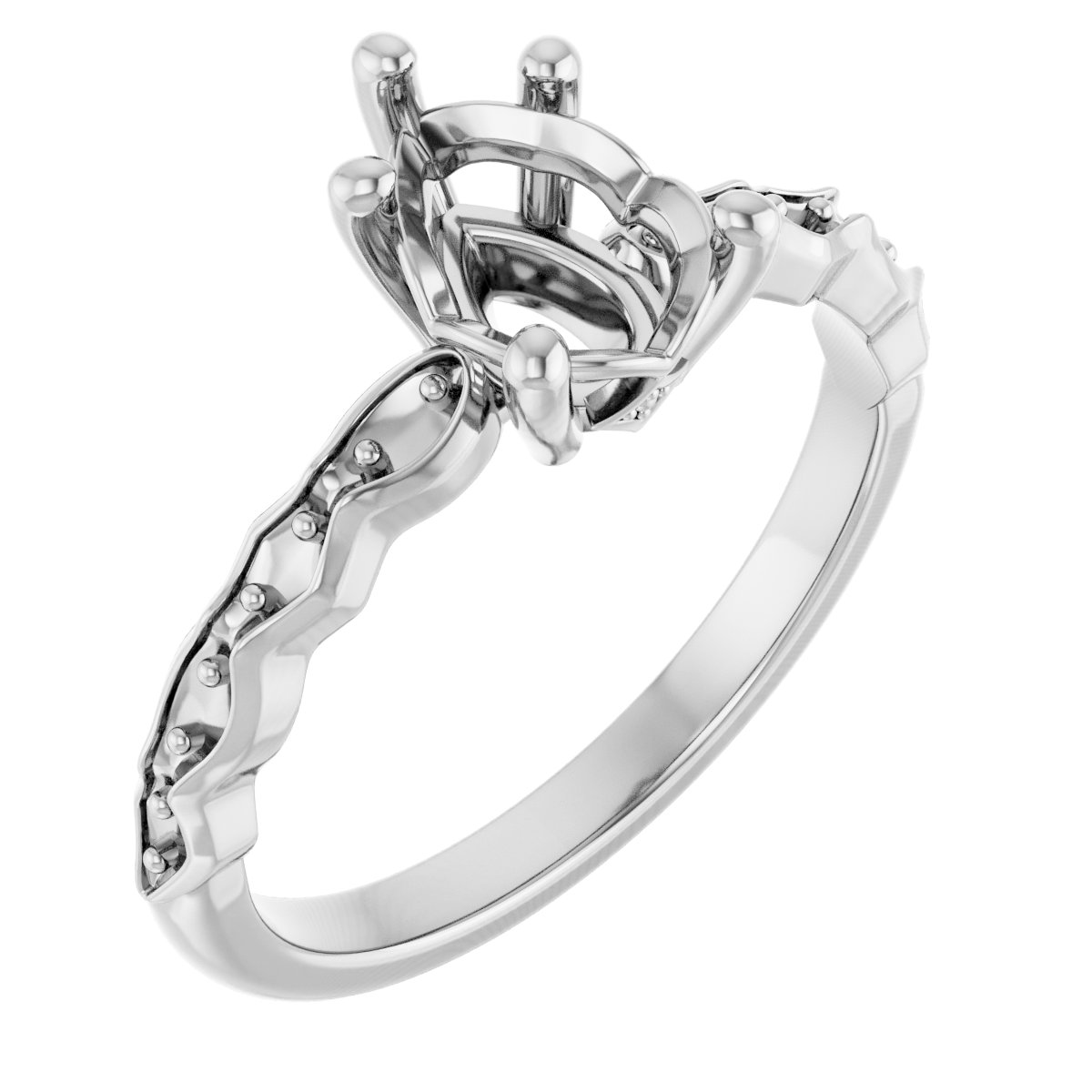 Accented Engagement Ring