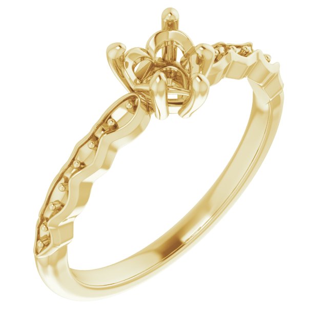 Accented Engagement Ring