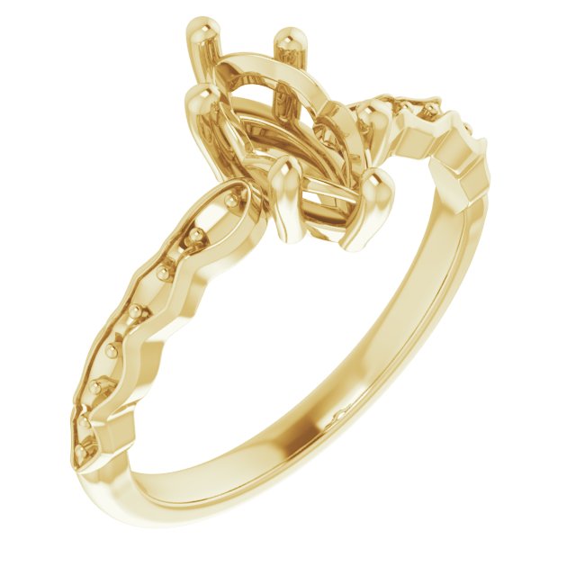 Accented Engagement Ring