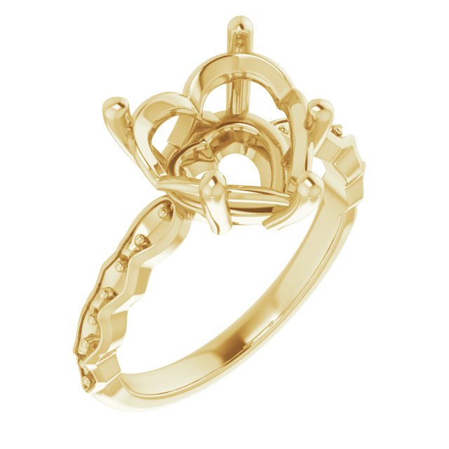 Accented Engagement Ring