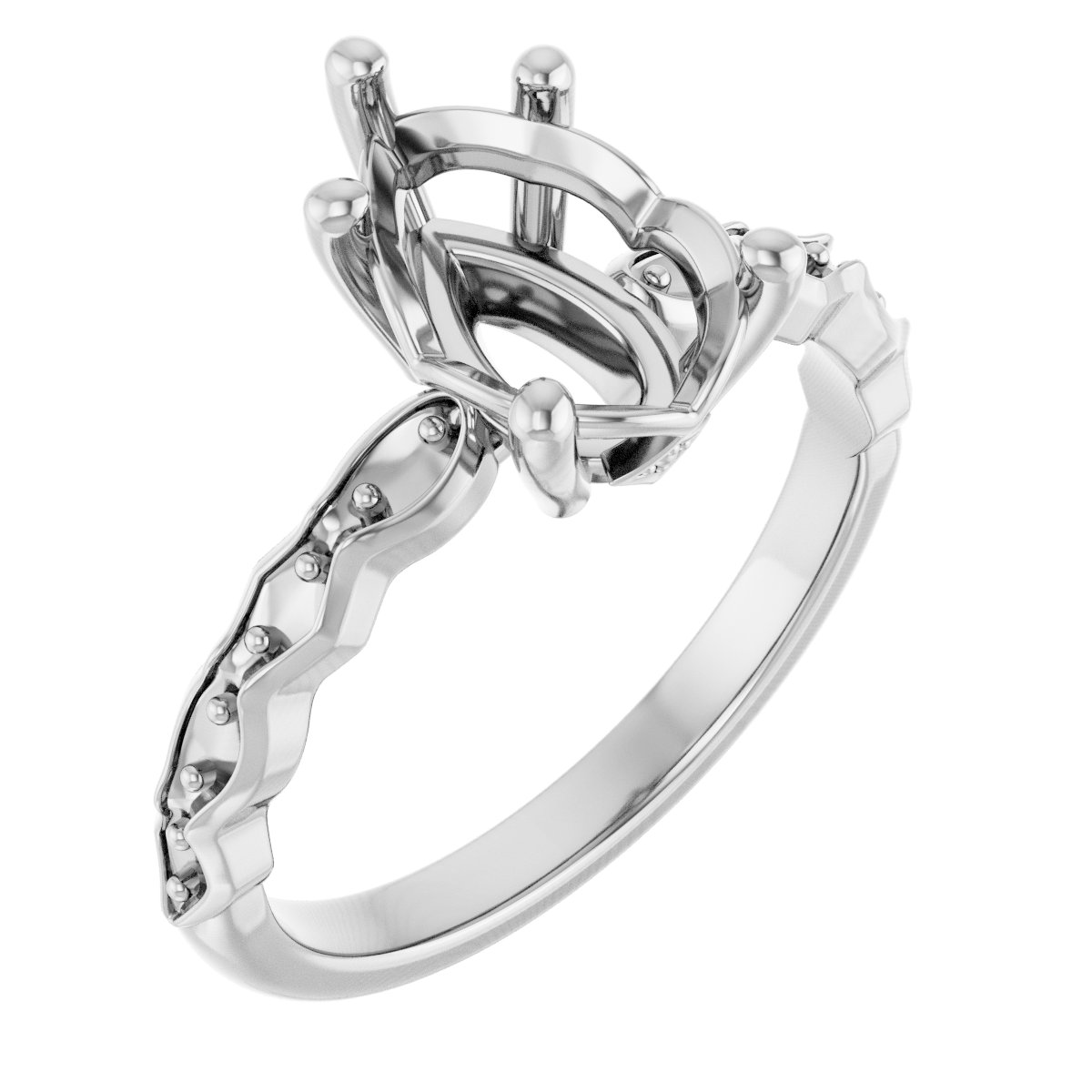 Accented Engagement Ring