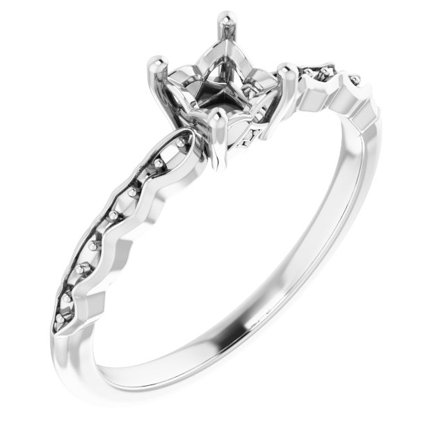 Accented Engagement Ring