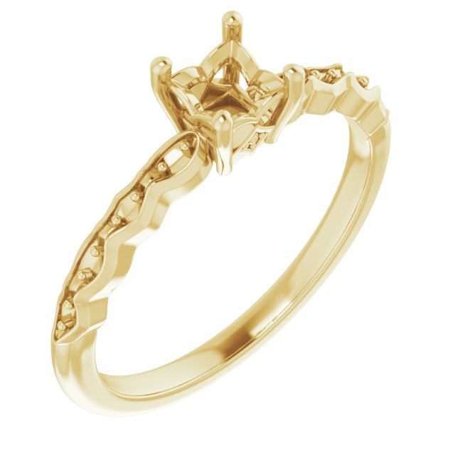 Accented Engagement Ring