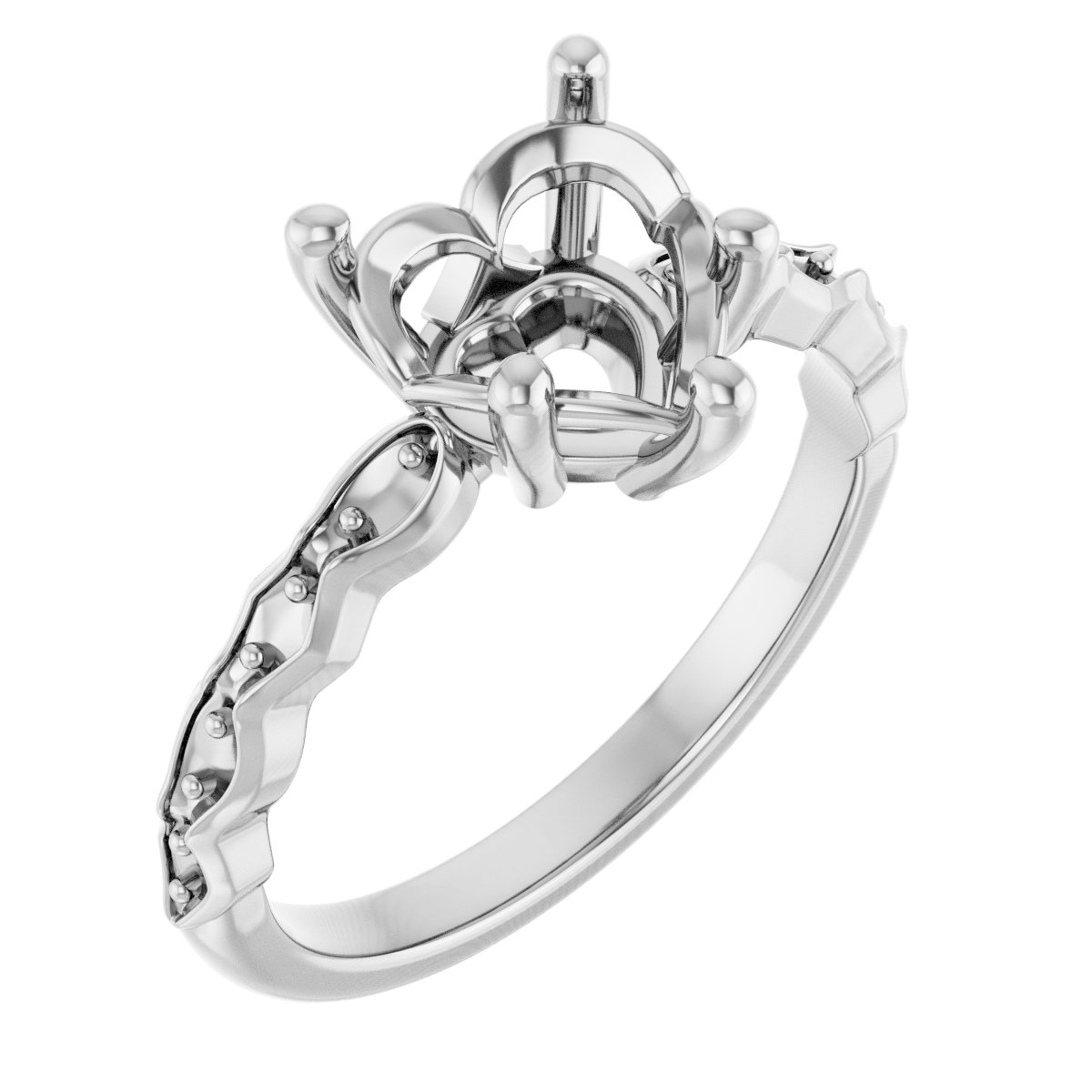 Accented Engagement Ring