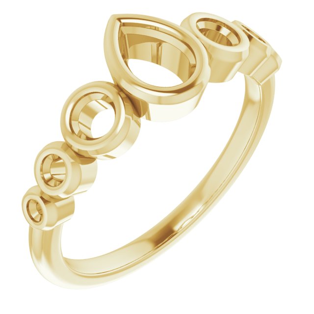 Bezel-Set Engagement Ring