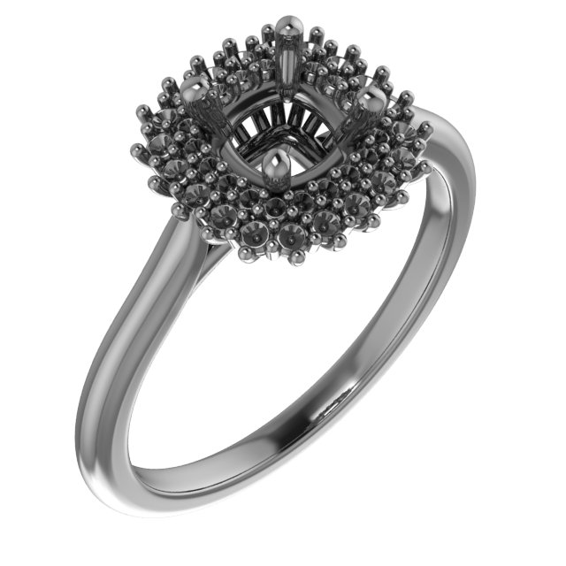 7x3.5 mm Marquise Engagement Ring Mounting