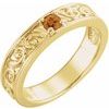 14K Yellow Citrine Stackable Family Ring Ref 16232545