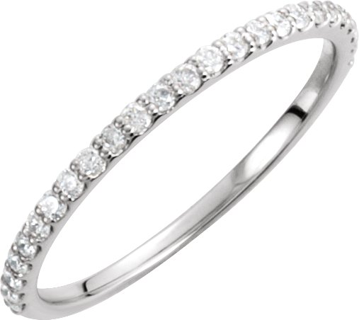 14K White .25 CTW Diamond Band Ref 6309602