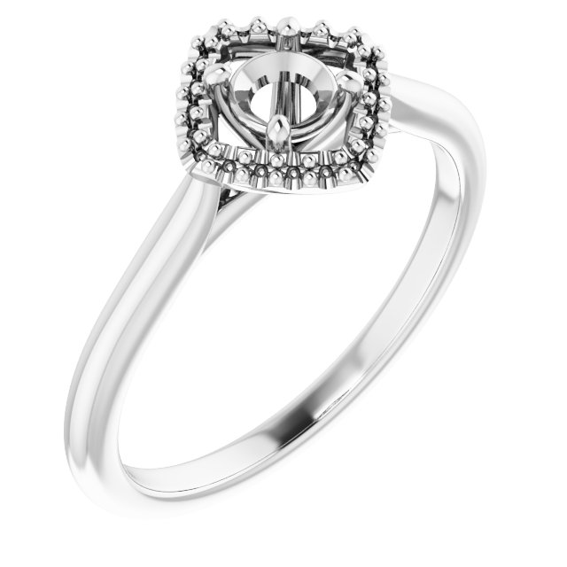 Halo-Style Engagement Ring