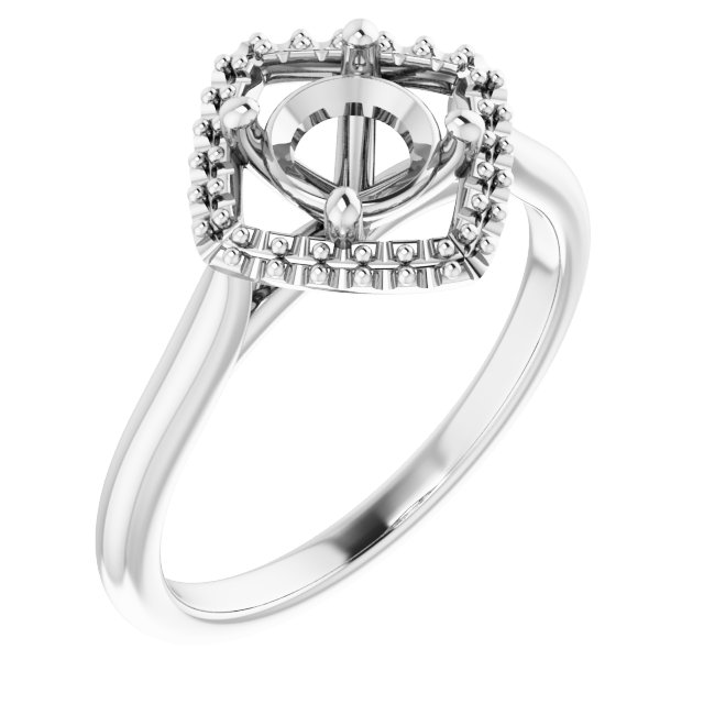 Halo-Style Engagement Ring