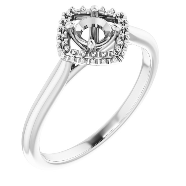 Halo-Style Engagement Ring