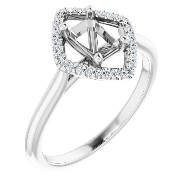 14k White Gold