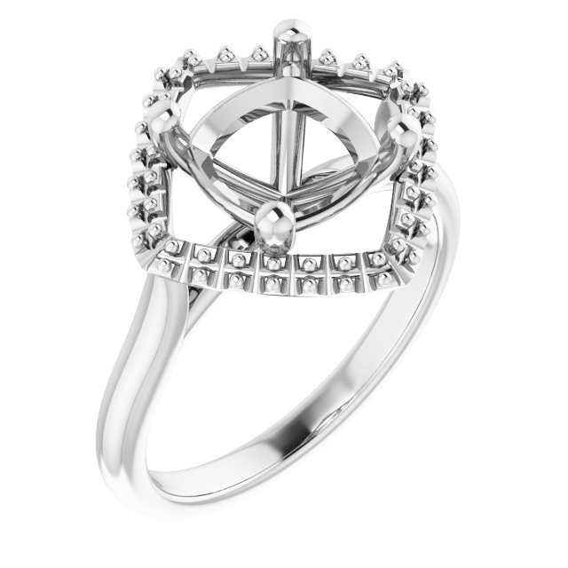 Halo-Style Engagement Ring