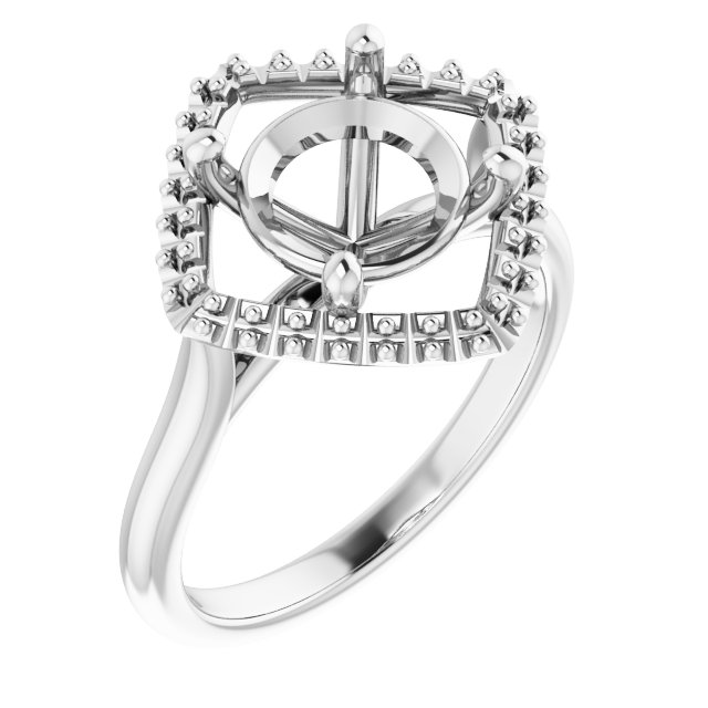 Halo-Style Engagement Ring