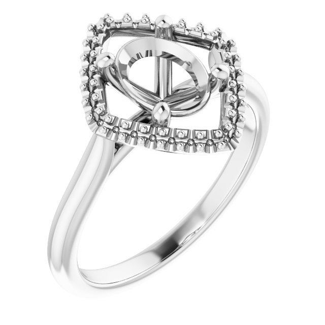 Halo-Style Engagement Ring