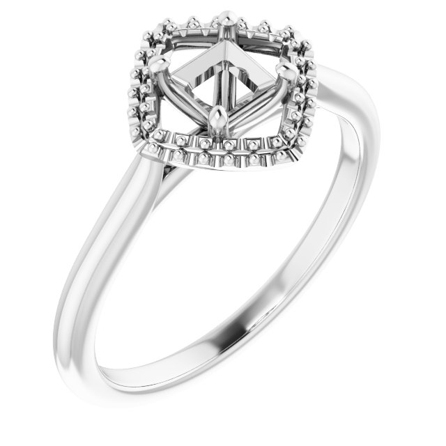 Halo-Style Engagement Ring