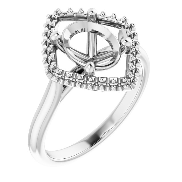 Halo-Style Engagement Ring