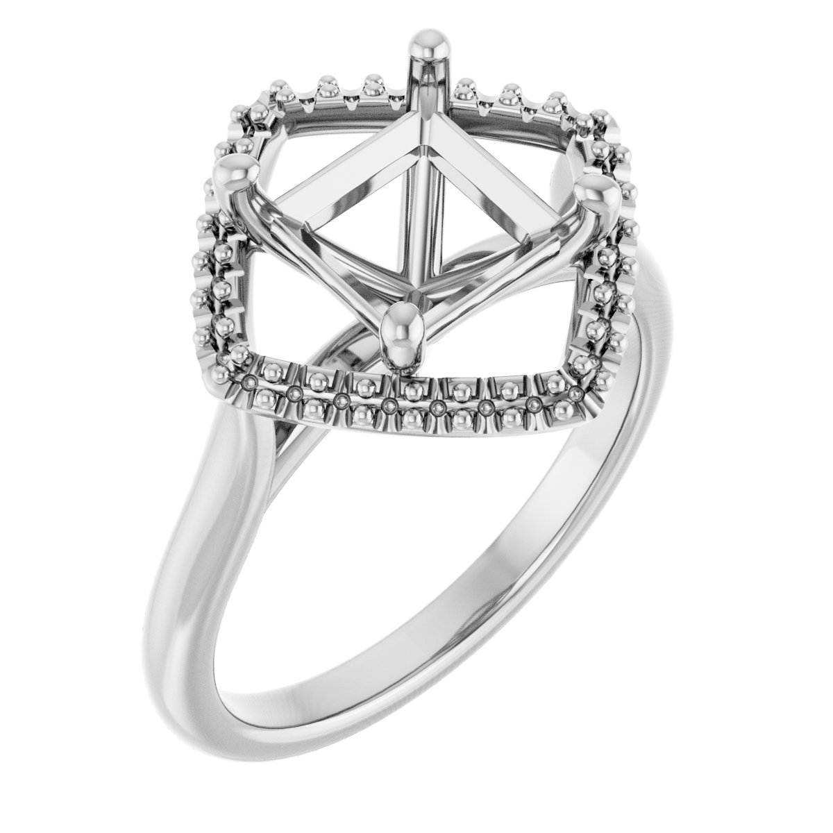 Halo-Style Engagement Ring