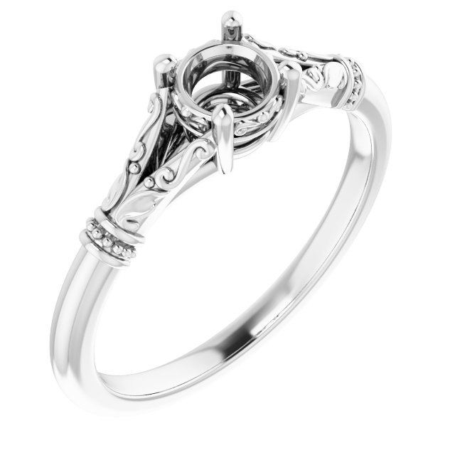 Sculptural Engagement Ring