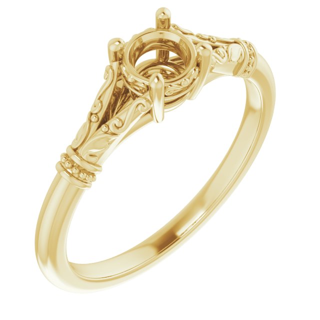 Sculptural Engagement Ring
