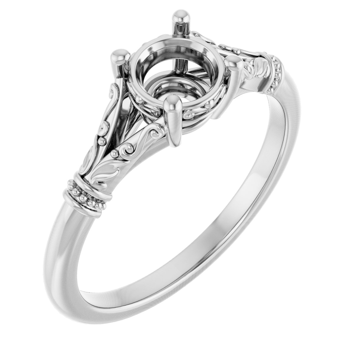 Sculptural Engagement Ring
