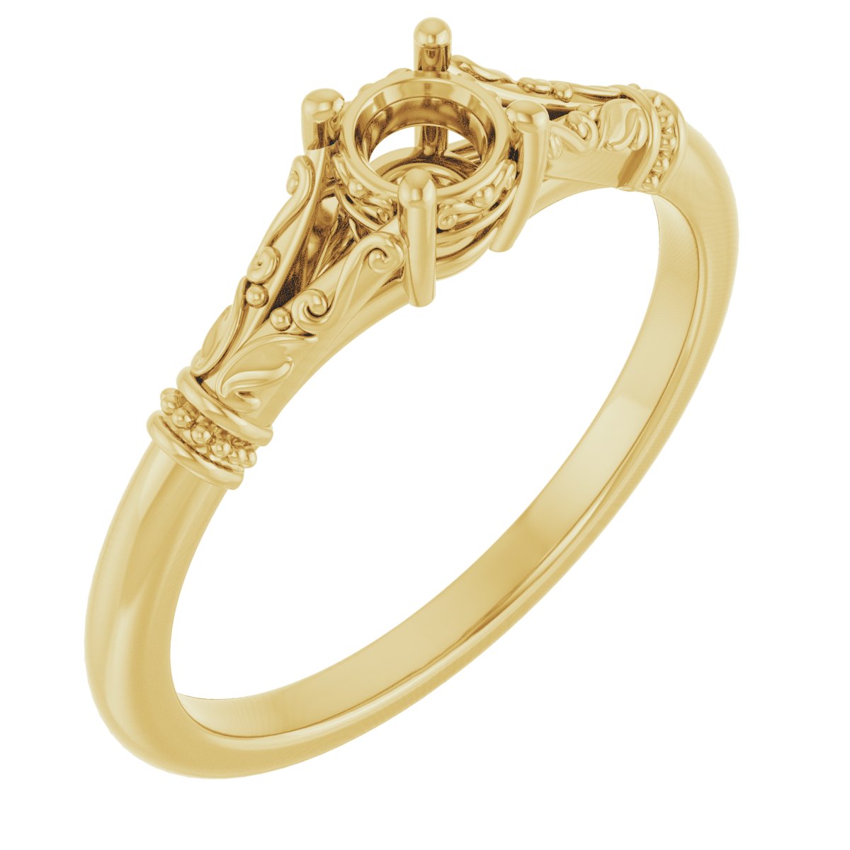Sculptural Engagement Ring