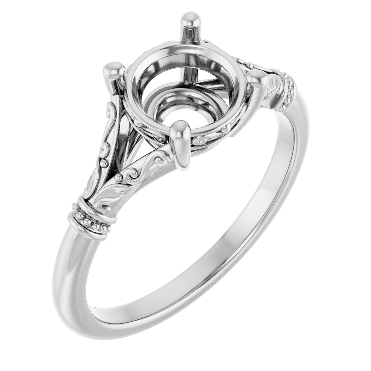 Sculptural Engagement Ring
