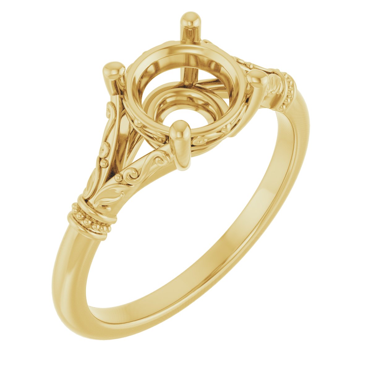Sculptural Engagement Ring