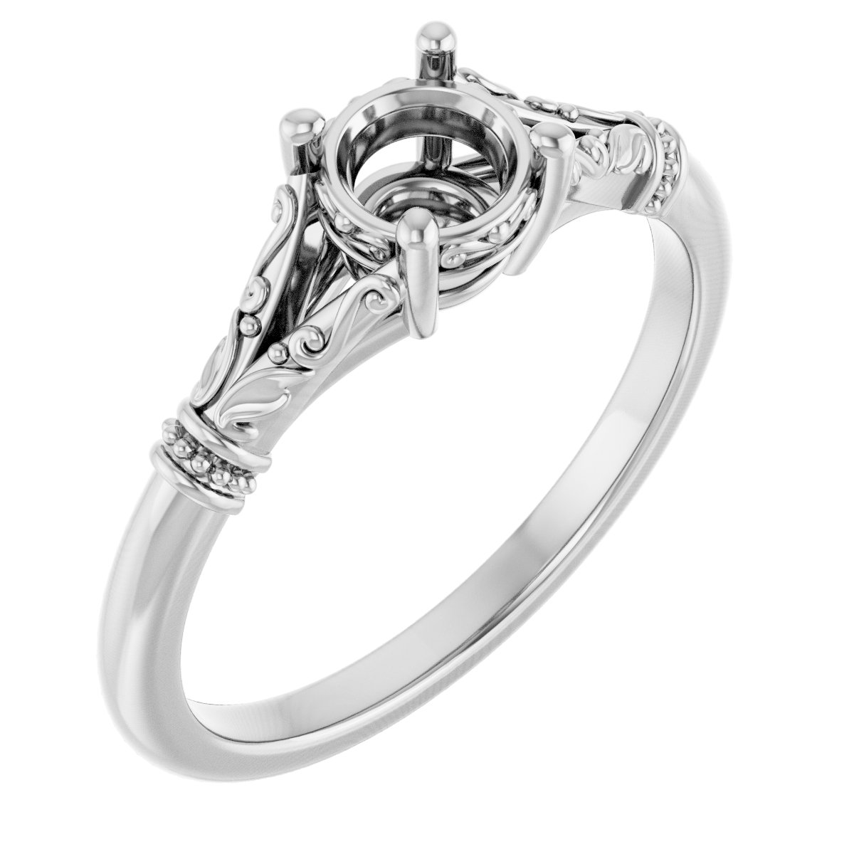 Sculptural Engagement Ring