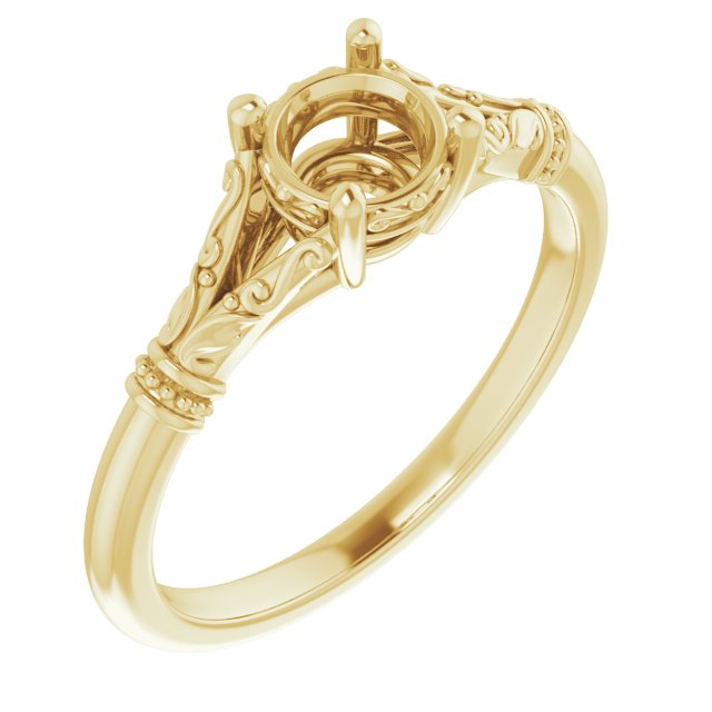 Sculptural Engagement Ring
