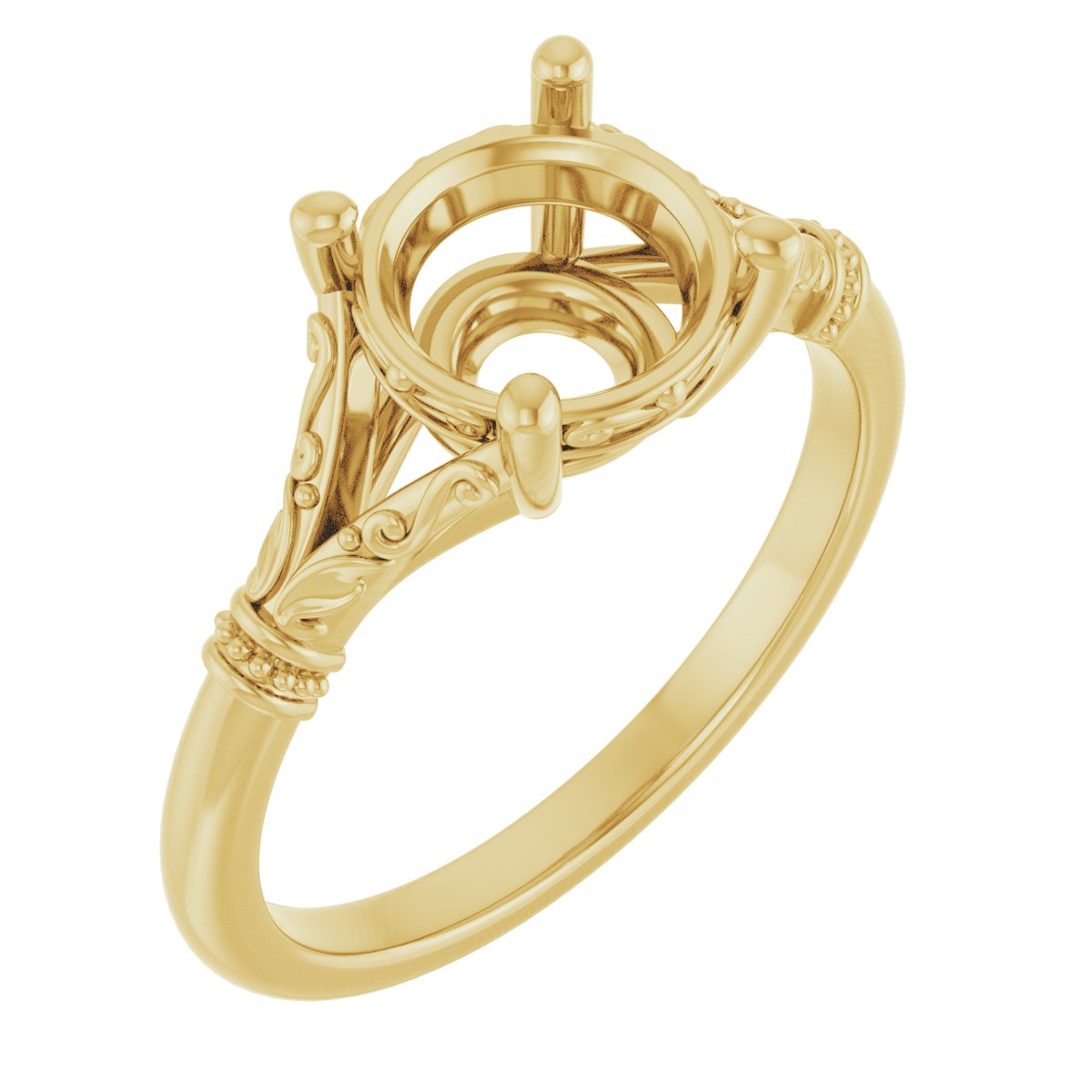 Sculptural Engagement Ring
