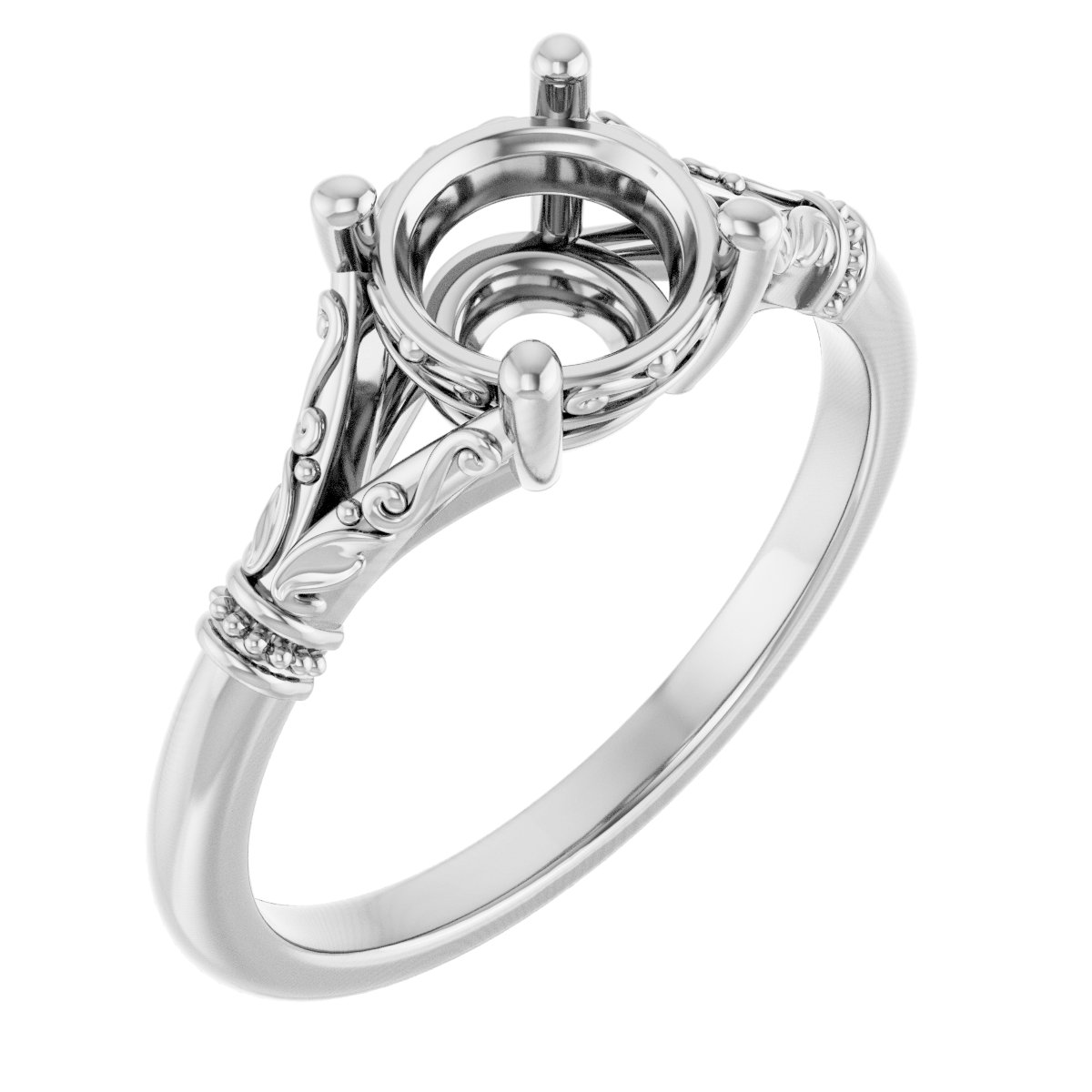 Sculptural Engagement Ring
