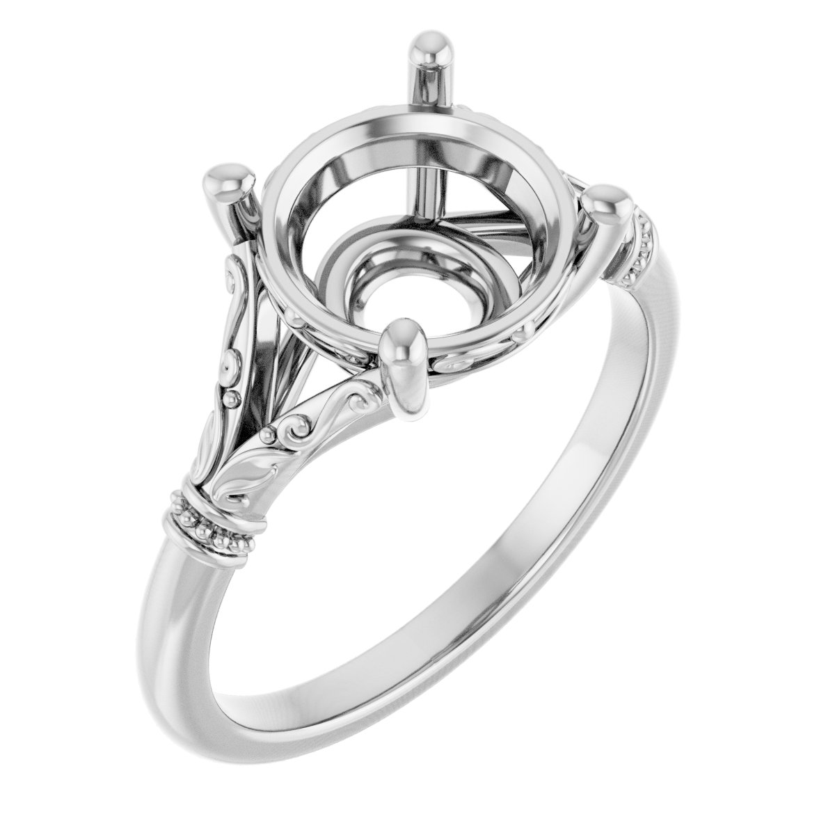 Sculptural Engagement Ring