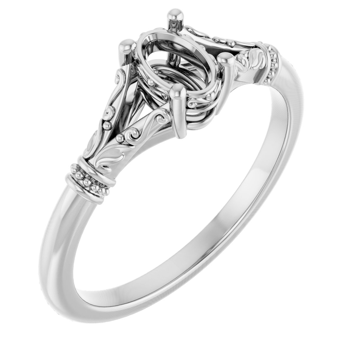 Sculptural Engagement Ring