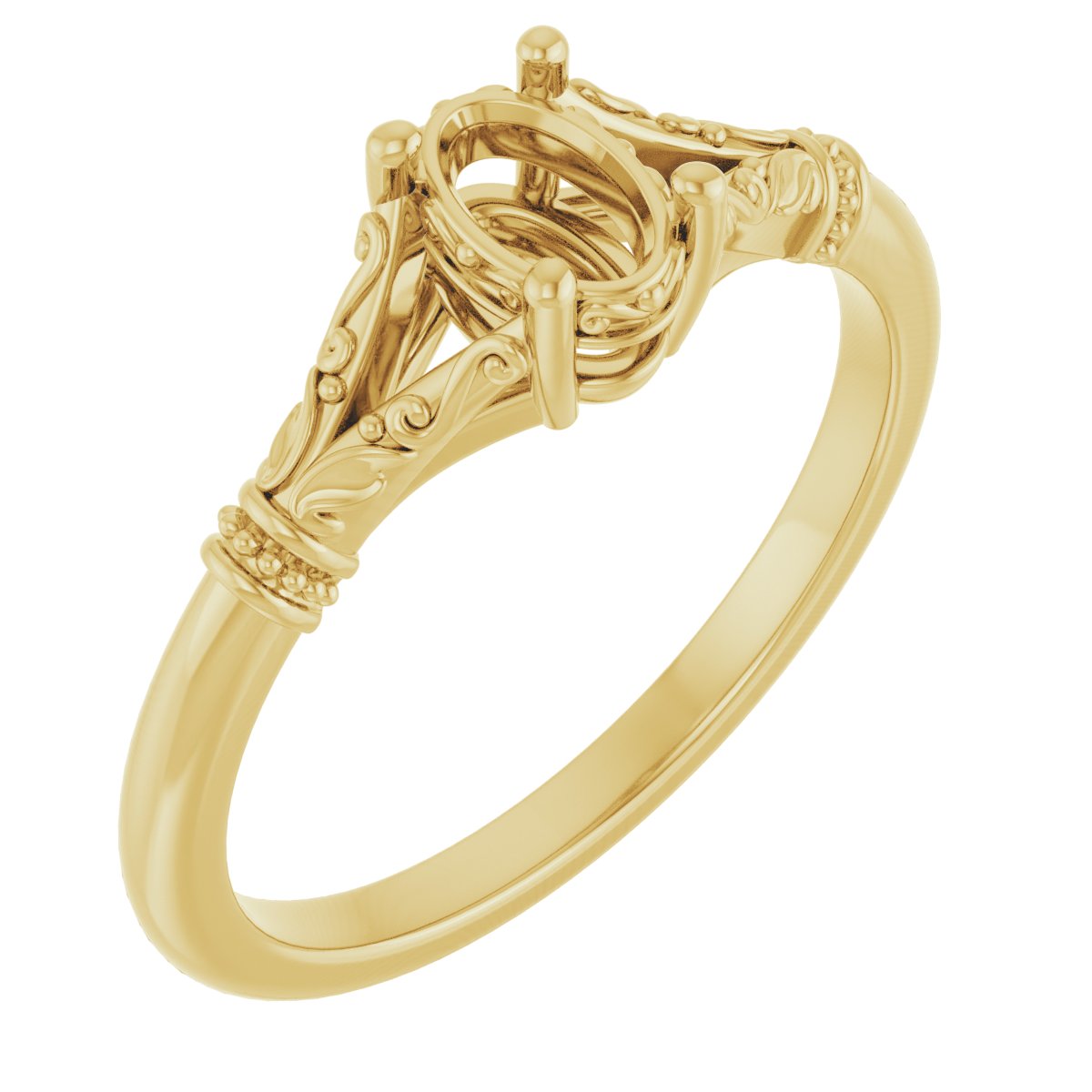 Sculptural Engagement Ring