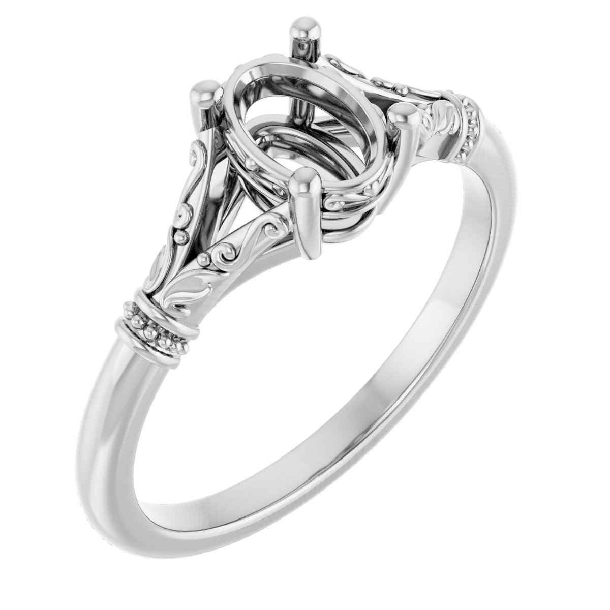 Sculptural Engagement Ring