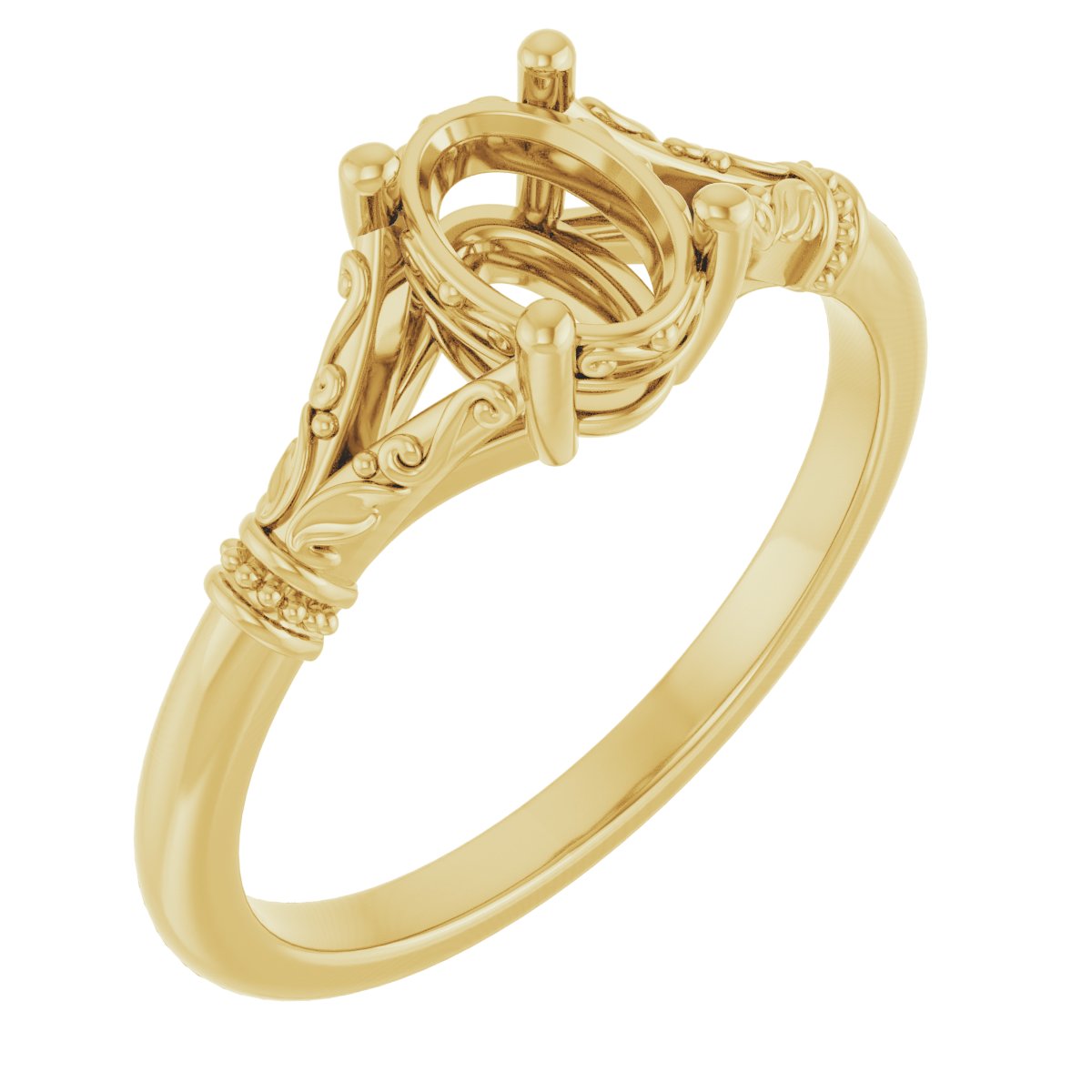 Sculptural Engagement Ring