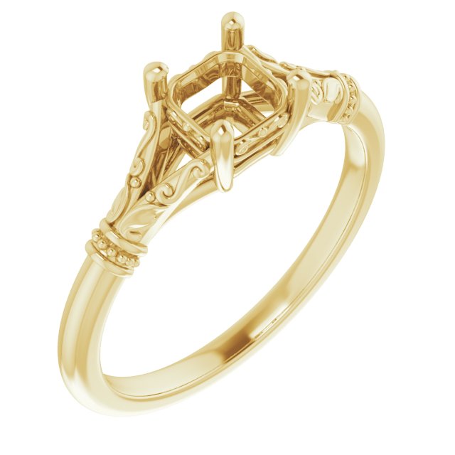 Sculptural Engagement Ring