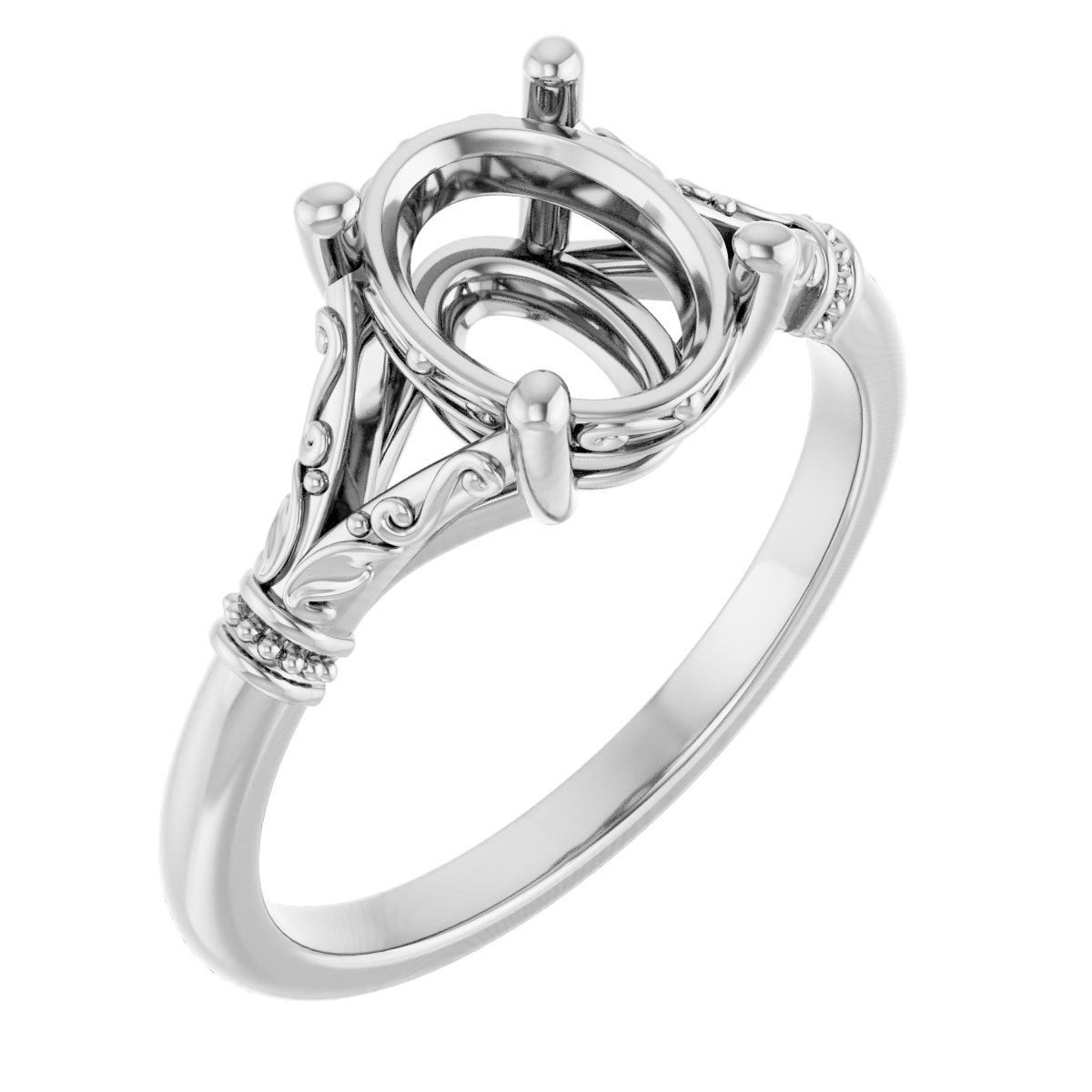 Sculptural Engagement Ring