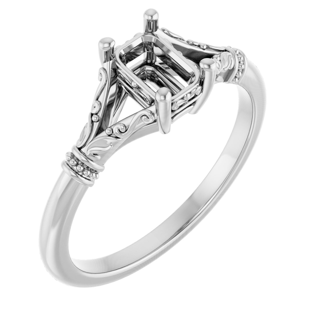 Sculptural Engagement Ring