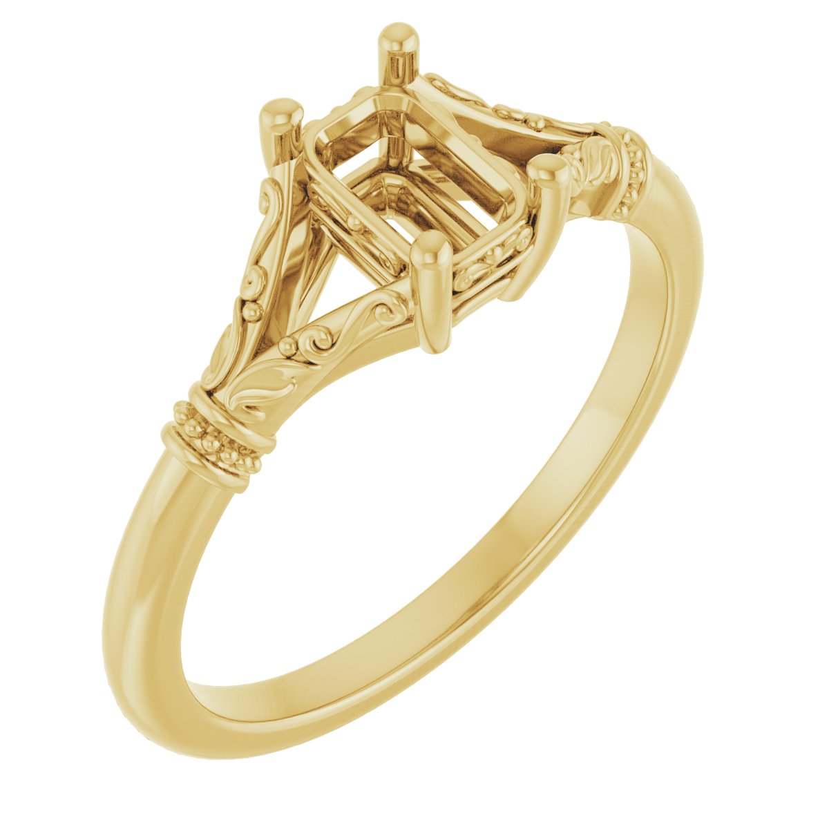 Sculptural Engagement Ring