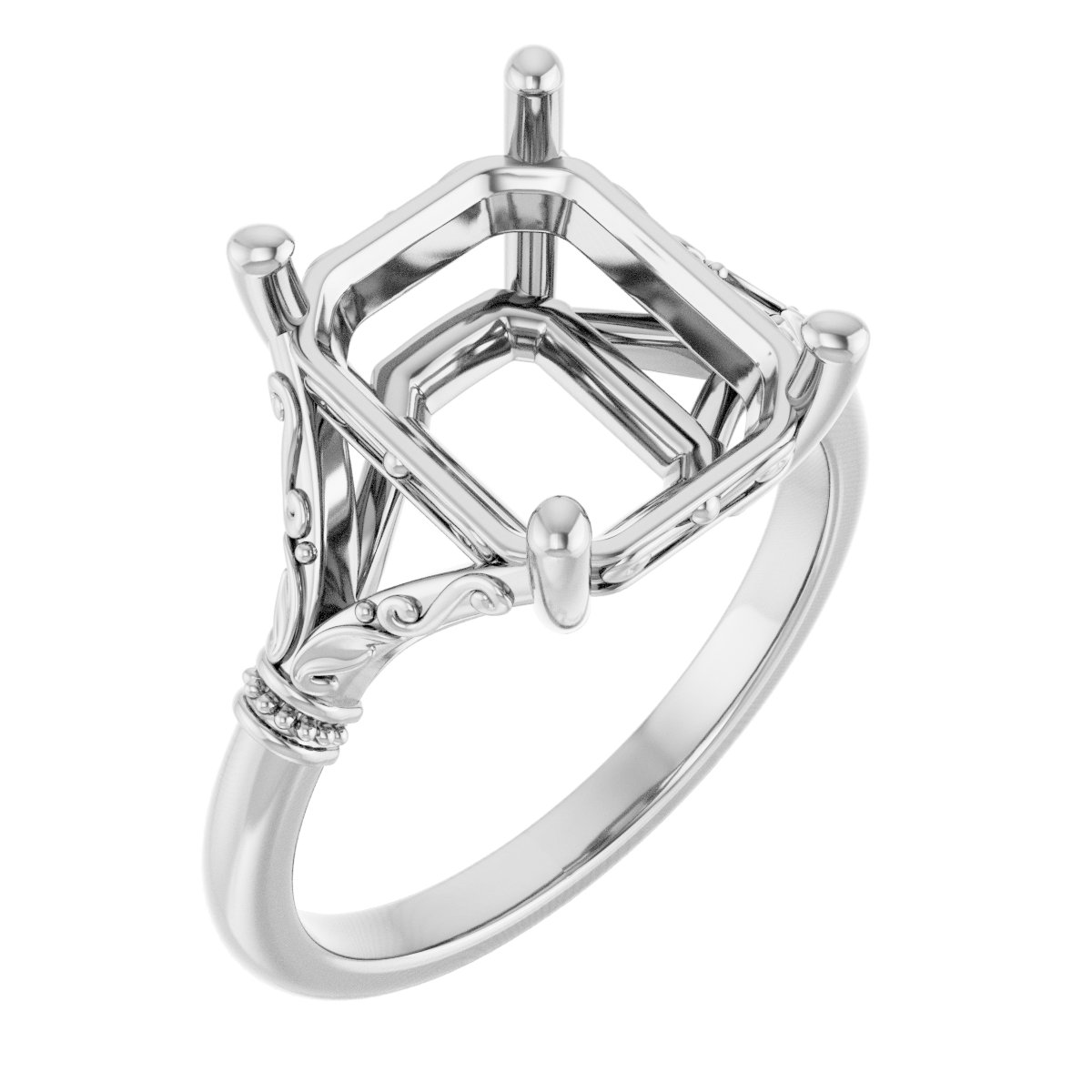 Sculptural Engagement Ring